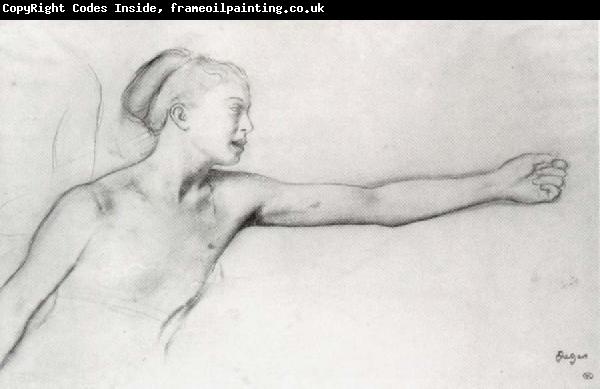 Edgar Degas Young Spartan Girl